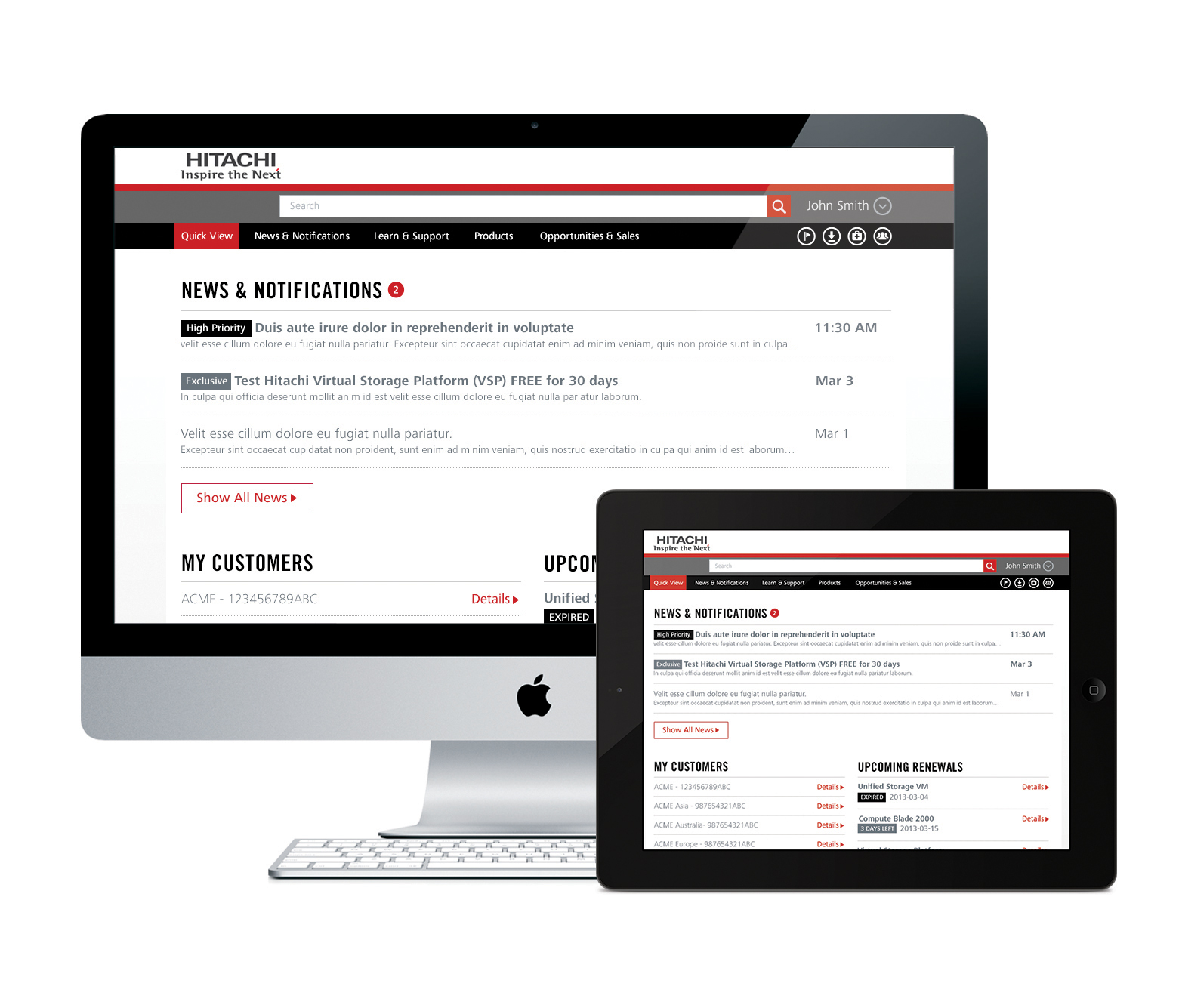 Partner Connect personalised mobile-first portal experience